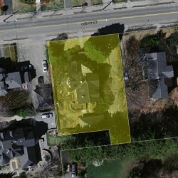 372 Cabot St, Newton MA 02460-2252 aerial view