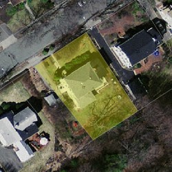 17 Chapin Rd, Newton MA 02459-1806 aerial view