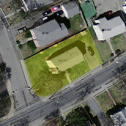 317 Newtonville Ave, Newton MA 02460-2014 aerial view