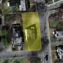 1 Washington Park, Newton MA  02460-1915 aerial view