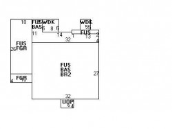 40 Bradford Rd, Newton MA 02461-1027 floor plan