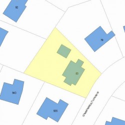 83 Commonwealth Park, Newton MA 02459-1024 plot plan