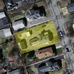 391 Cherry St, Newton MA 02465-1831 aerial view