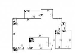 17 Beverly Rd, Newton MA 02461-1112 floor plan