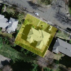 61 Donna Rd, Newton MA 02459-2804 aerial view