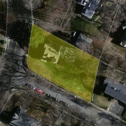 51 Whittemore Rd, Newton MA 02458-2105 aerial view