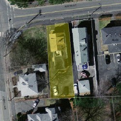76 Austin St, Newton MA 02460-1844 aerial view