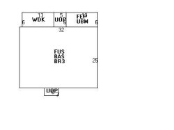 744 Watertown St, Newton MA 02460-1354 floor plan