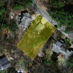 296 Waban Ave, Newton MA 02468-2151 aerial view