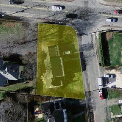 31 Crescent Ave, Newton MA 02459-2133 aerial view