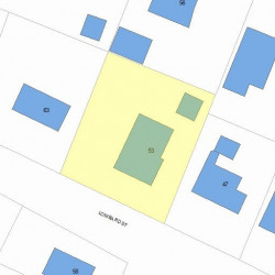 53 Lombard St, Newton MA 02458-2513 plot plan