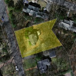 20 Gammons Rd, Newton MA 02468-1216 aerial view