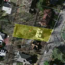 75 Langdon St, Newton MA 02458-1803 aerial view