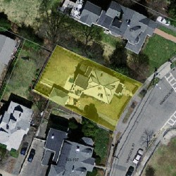 99 Hancock St, Newton MA 02466-2201 aerial view