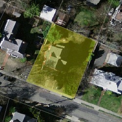 19 George St, Newton MA 02458-2308 aerial view