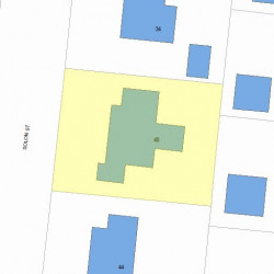 40 Solon St, Newton MA 02461-1827 plot plan