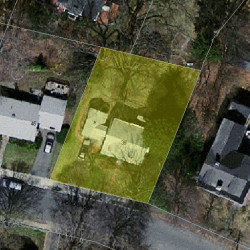 39 Woodbine St, Newton MA 02466-1808 aerial view