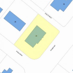 150 Spiers Rd, Newton MA  02459-3700 plot plan