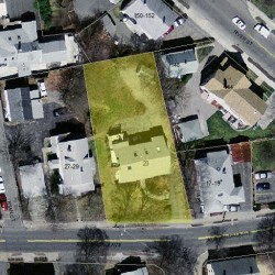 23 Auburndale Ave, Newton MA  02465-1401 aerial view