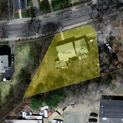 272 Webster St, Newton MA  02466-2106 aerial view