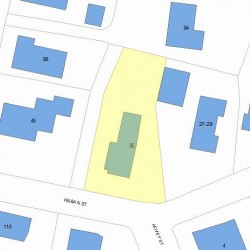 35 Waban St, Newton MA 02458-1533 plot plan