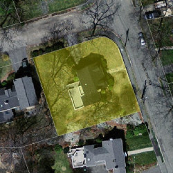 39 White Pine Rd, Newton MA 02464-1237 aerial view