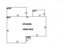 28 Donna Rd, Newton MA 02459-2805 floor plan