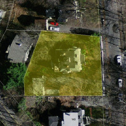 139 Park St, Newton MA  02458-2041 aerial view