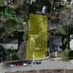 607 Commonwealth Ave, Newton MA 02459-1628 aerial view