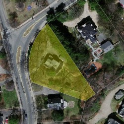 192 Grove St, Newton MA  02466-2257 aerial view