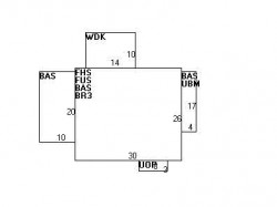 17 Eddy St, Newton MA 02465-2132 floor plan