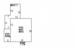41 Wessex Rd, Newton MA  02459-1624 floor plan