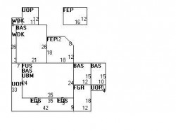 68 Pine St, Newton MA  02465-1442 floor plan