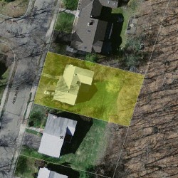 84 Adeline Rd, Newton MA 02459-2705 aerial view