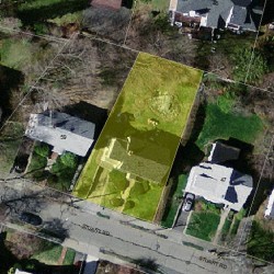 53 Stuart Rd, Newton MA 02459-1210 aerial view