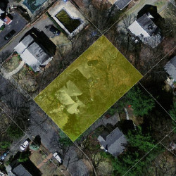 46 Larchmont Ave, Newton MA 02468-2031 aerial view