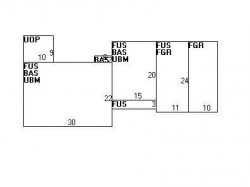 68 Lindbergh Ave, Newton MA  02465-1639 floor plan