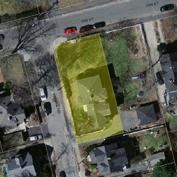 44 Otis St, Newton MA 02460-1817 aerial view