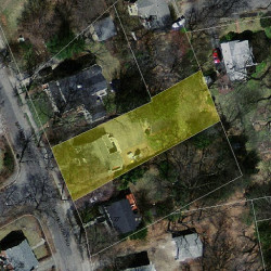 31 Mountfort Rd, Newton MA  02461-1405 aerial view