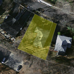 77 Ripley St, Newton MA 02459-2210 aerial view