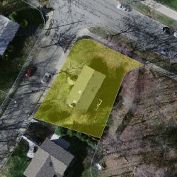 8 Sharpe Rd, Newton MA  02459-3053 aerial view