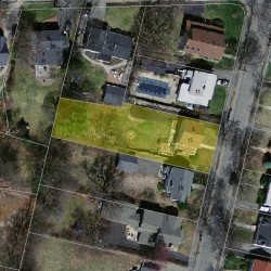 15 Freeman St, Newton MA 02466-1205 aerial view
