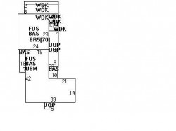 140 Jewett St, Newton MA  02458-1525 floor plan