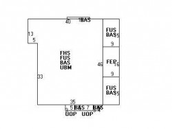 144 Bigelow Rd, Newton MA 02465-3021 floor plan
