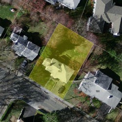 182 Hartman Rd, Newton MA  02459-2854 aerial view