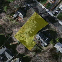 27 Ripley St, Newton MA  02459-2209 aerial view