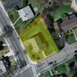 129 Rachel Rd, Newton MA  02459-2924 aerial view