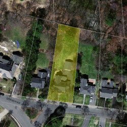 64 Paulson Rd, Newton MA 02468-1028 aerial view