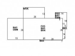20 Metacomet Rd, Newton MA  02468-1419 floor plan