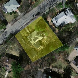 92 Carlton Rd, Newton MA 02468-1916 aerial view